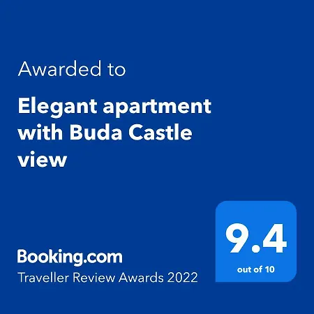 Elegant With Buda Castle View 부다페스트
